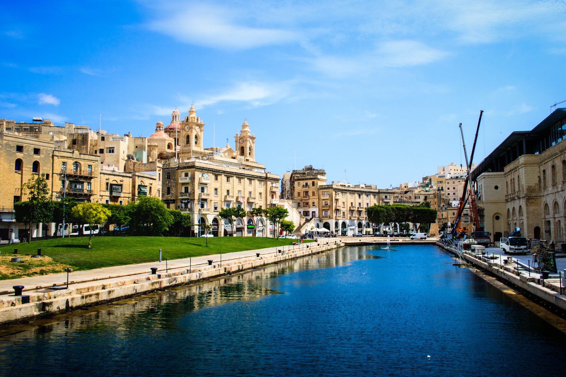 Three cities Malta beautiful perspective