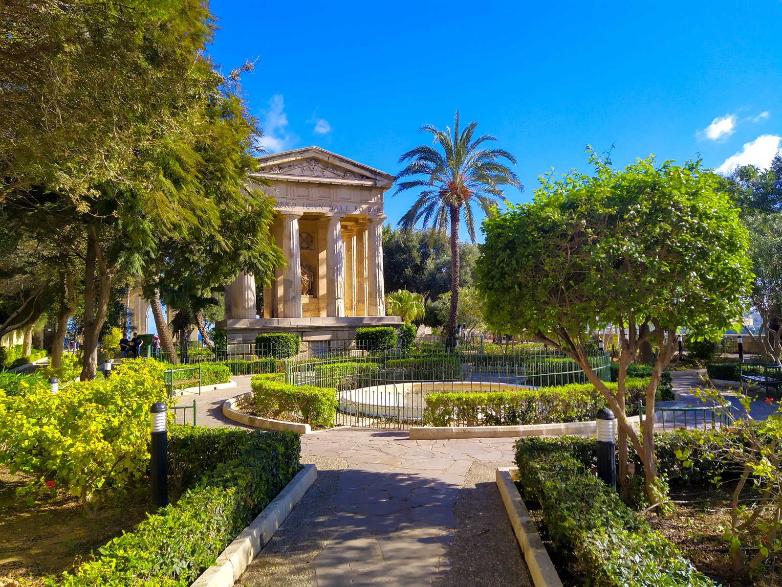 Lower barakka gardens in Valletta